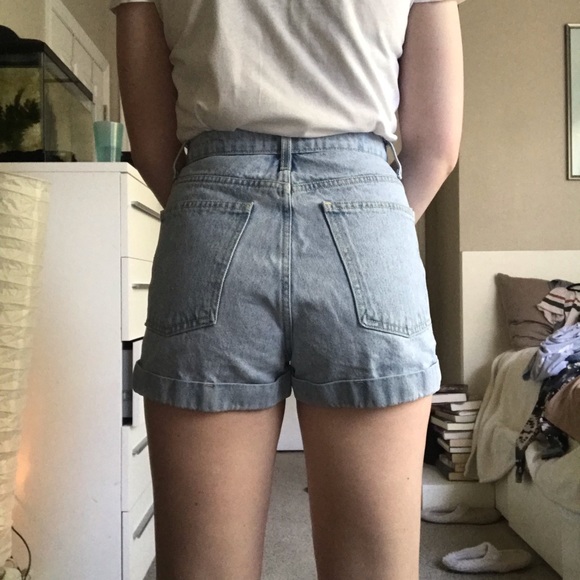 High waisted jean shorts - Picture 6 of 6